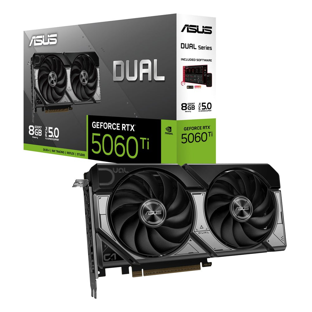 Scheda Video ASUS Dual GeForce RTX 5060 Ti – 8GB GDDR7