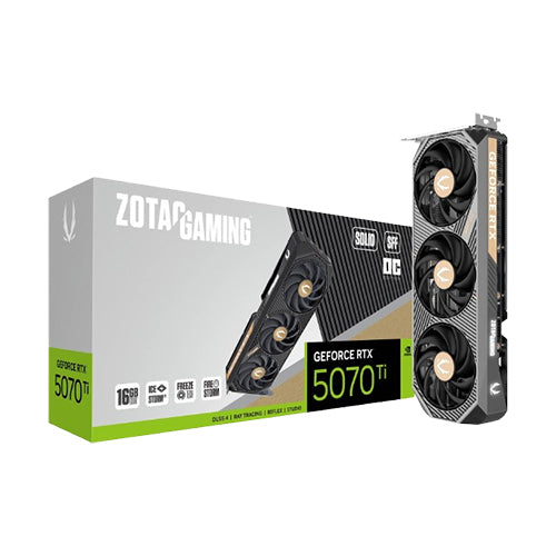 Scheda Video Zotac GAMING GeForce RTX 5070 Ti SOLID SFF OC – 16GB GDDR7